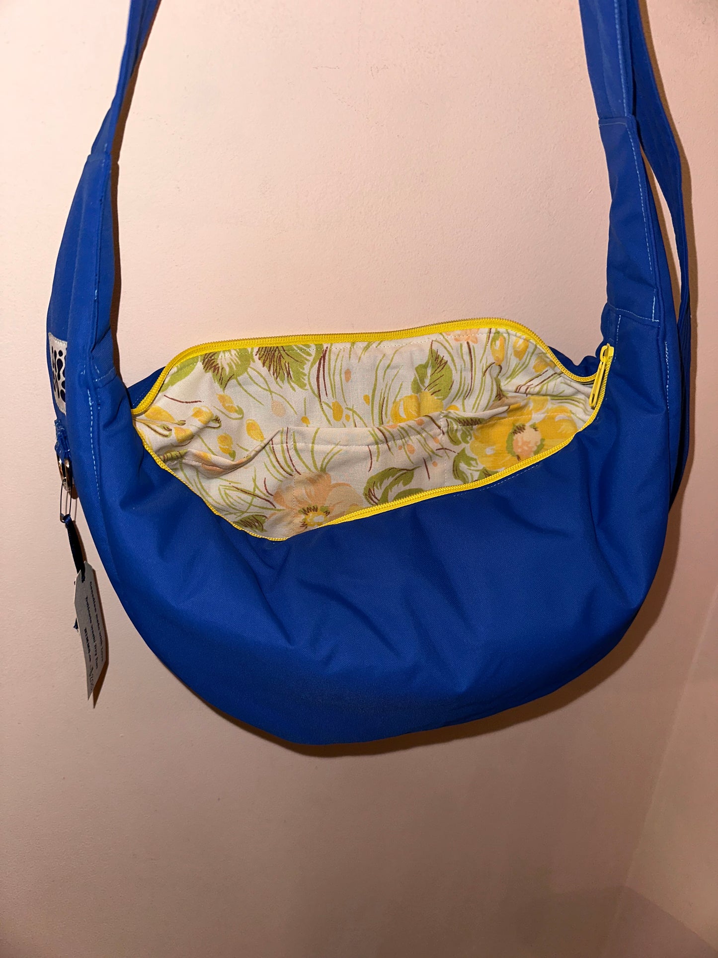 Blue Crayon Crossbody Bag