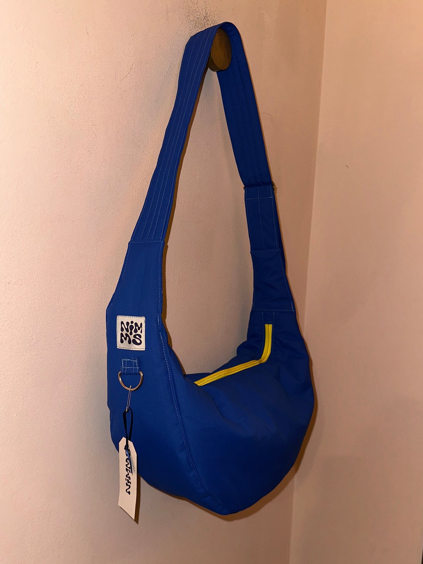 Blue Crayon Crossbody Bag